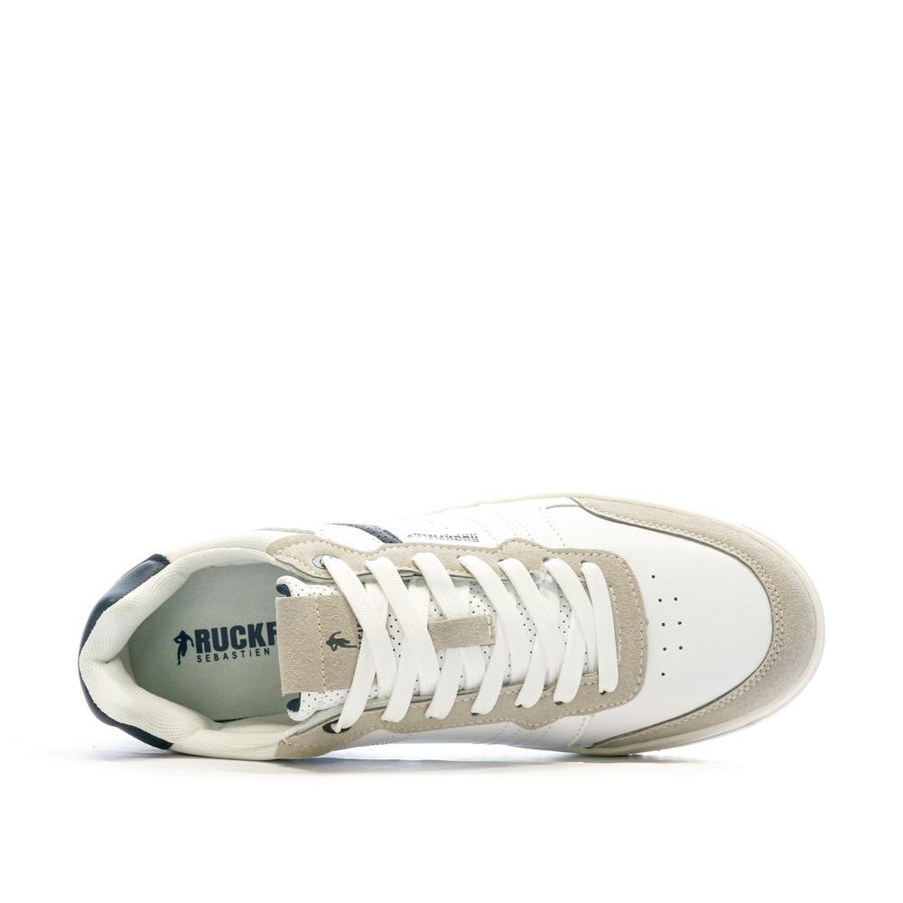 Ruckfield Baskets Blanches/Beige/Marine Homme Ruckfield Eliss RUCIC008M