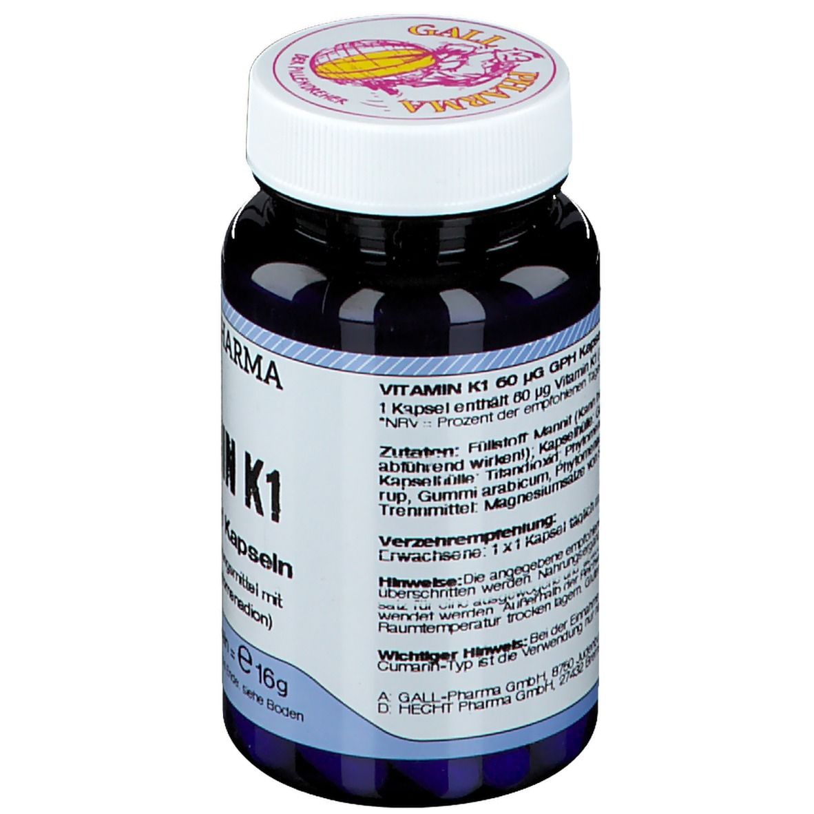 GALL PHARMA Vitamin K 1 60 µg GPH Kapseln
