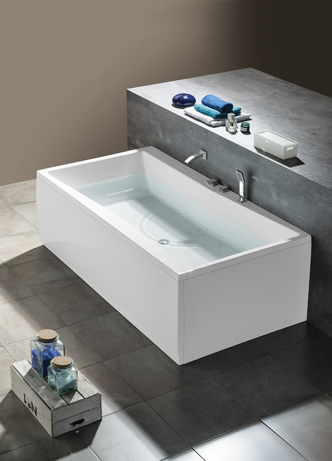 Polysan Quest ligbad 180x100x49cm wit