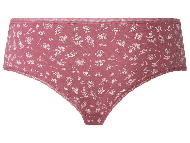 Dames zwangerschaps-hipsters, 3 stuks, met hoog biologisch katoengehalte
