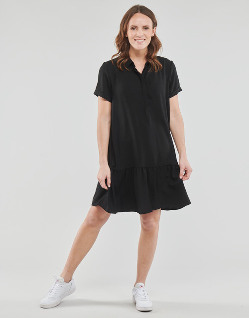 JDY - JDYLION S/S PLACKET DRESS - Noir