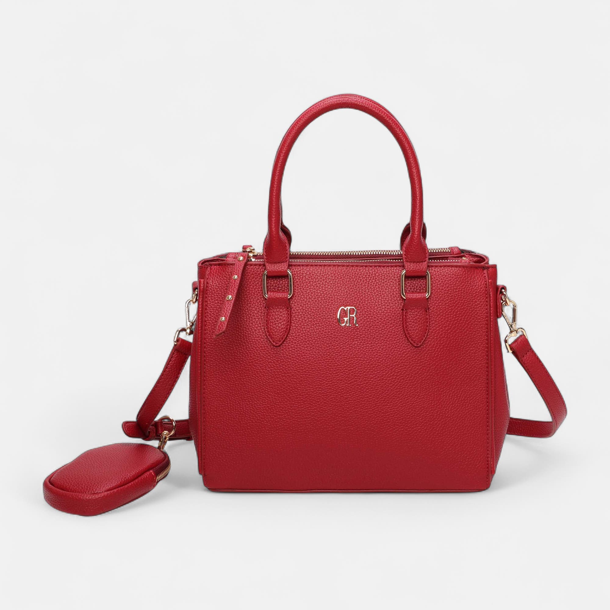 Sac à main rouge