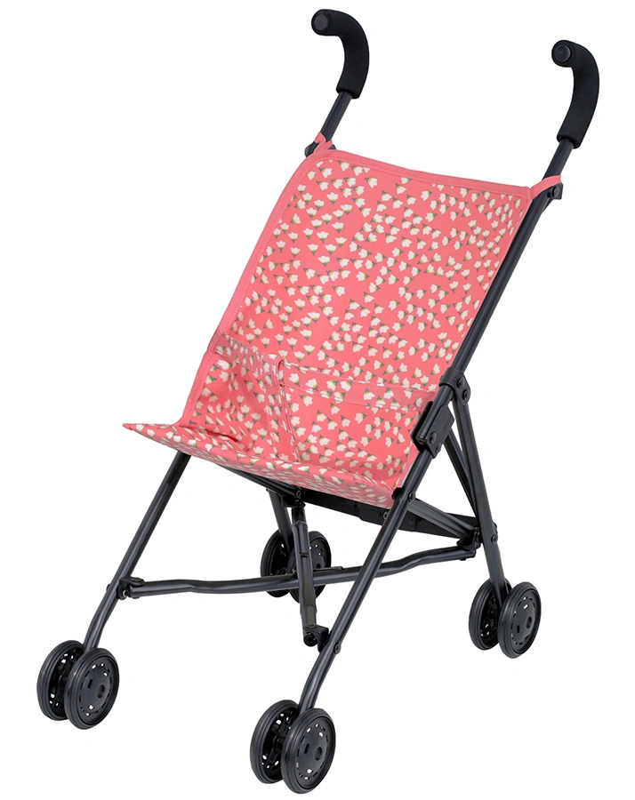 Puppenwagen BLÜMCHEN in rot