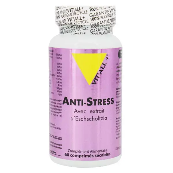 Vit'all+ Anti-Stress 60 comprimidos divisíveis