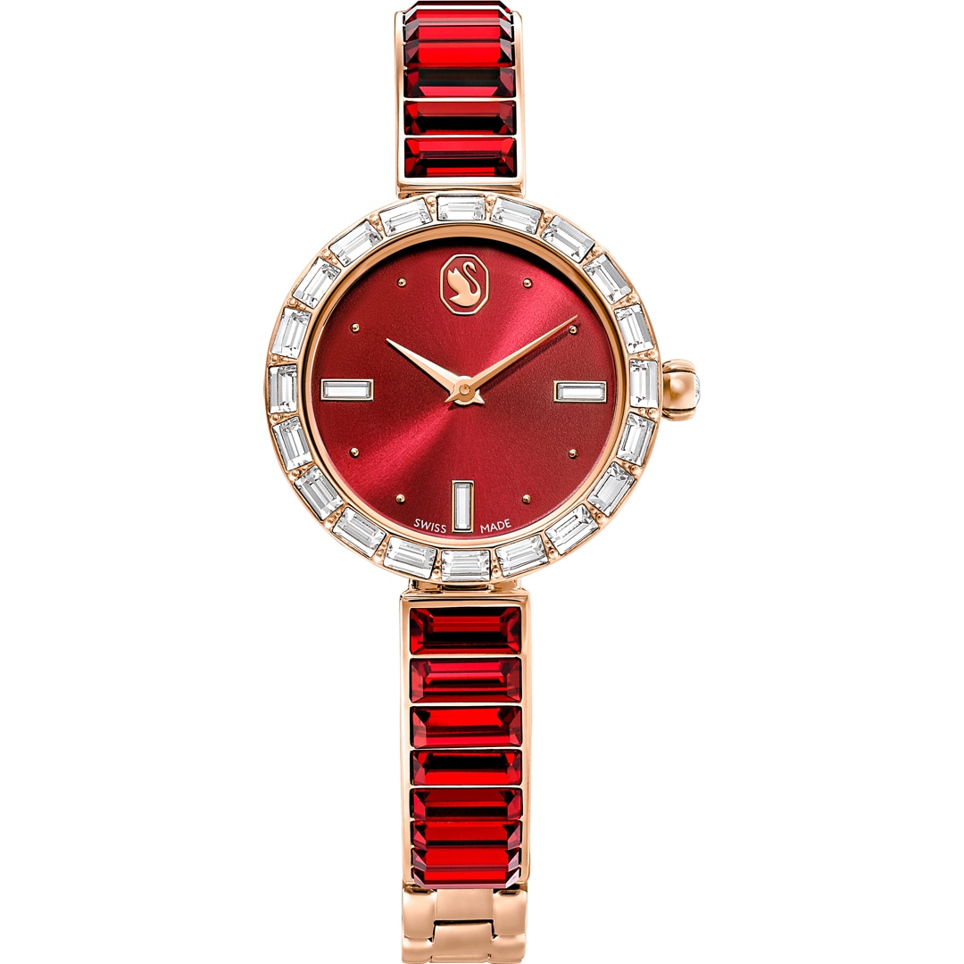 Swarovski Matrix Bangle Rot