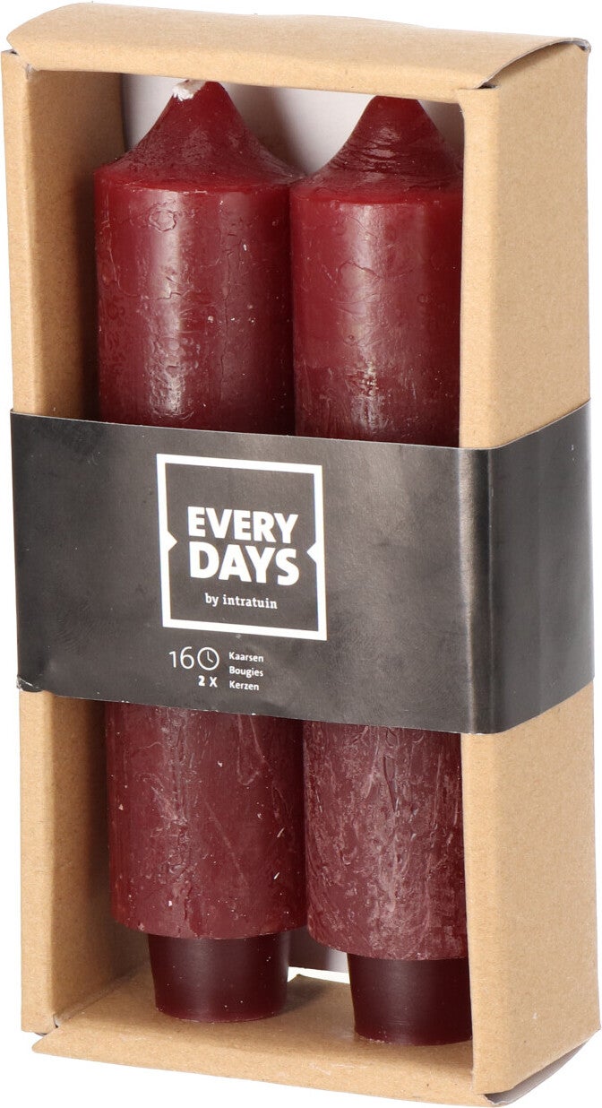 Everydays dinerkaars Rustic bruin 16 uur 2 stuks
