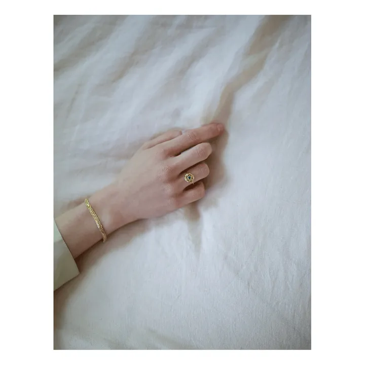 Louise Damas Bague Madeleine | Bleu marine