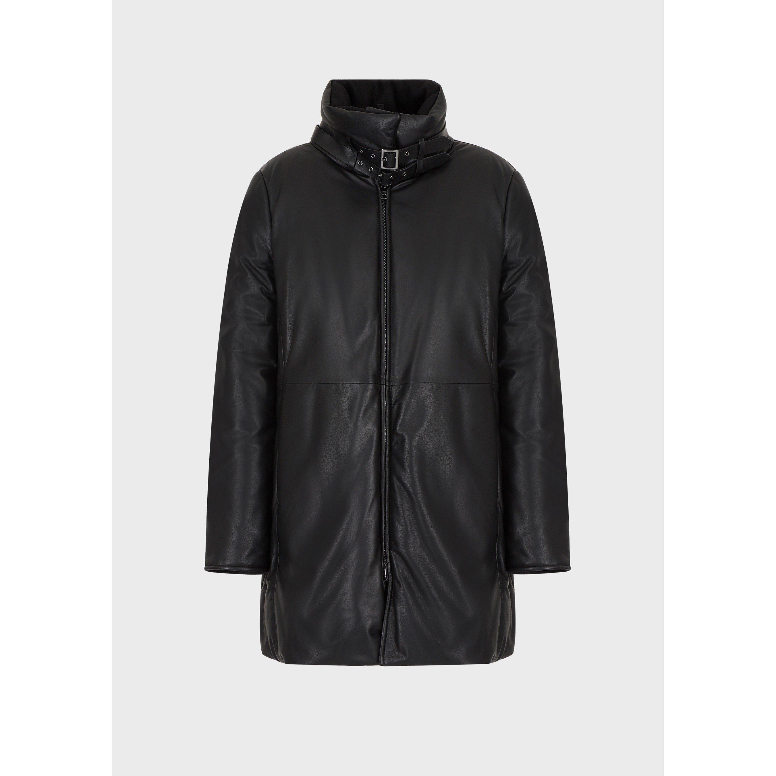 Emporio Armani Zip up Overcoat