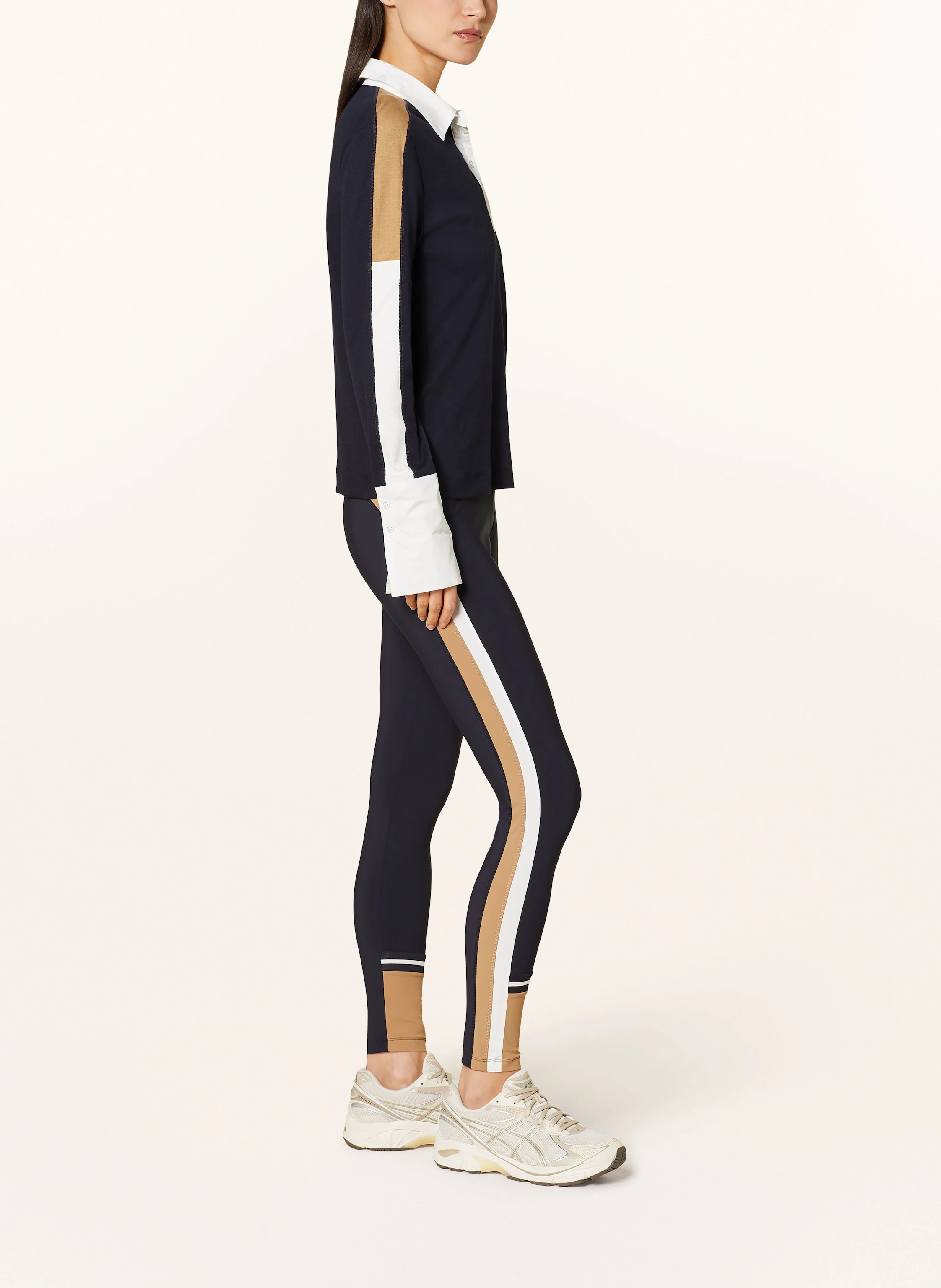 MARC CAIN Leggings SANTA FE mit Galonstreifen