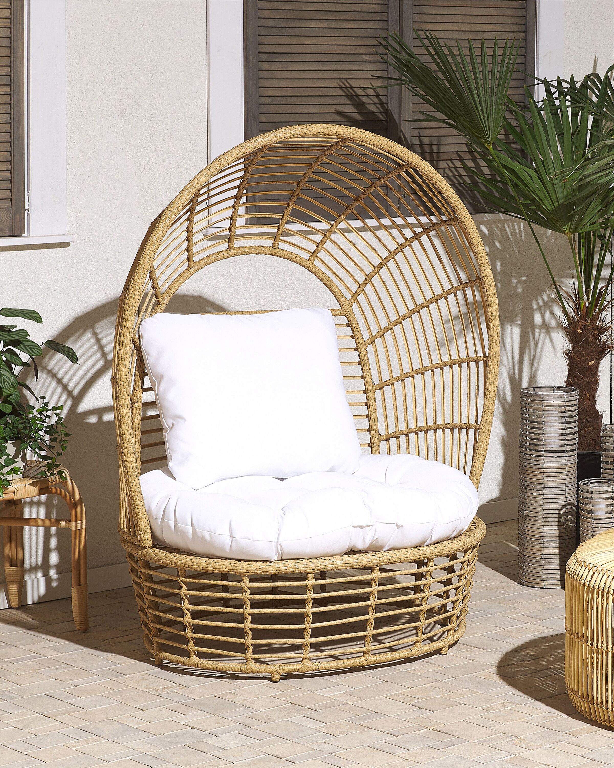 Tuinfauteuil LIDO Rotan Beige