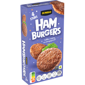 Jumbo Hamburgers 4 Stuks