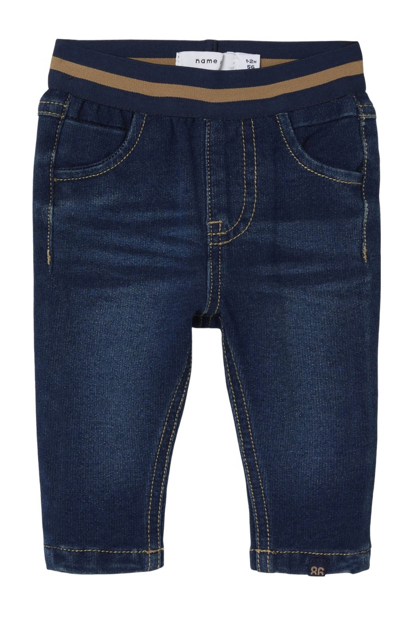 NAME IT baby slim fit jeans NBMSILAS medium dark blue denim