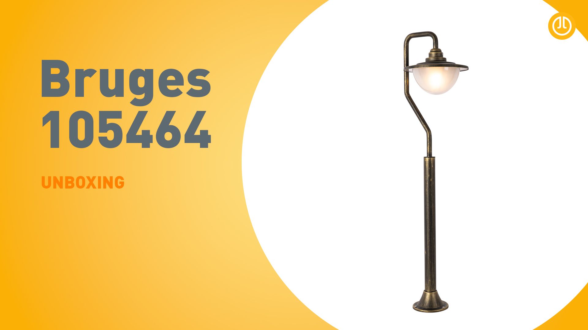 Klassieke buiten lantaarn antiek goud 100 cm IP44 - Bruges