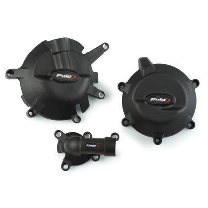 Protection Moteur Puig Kit de 3 pare-carters - Noir