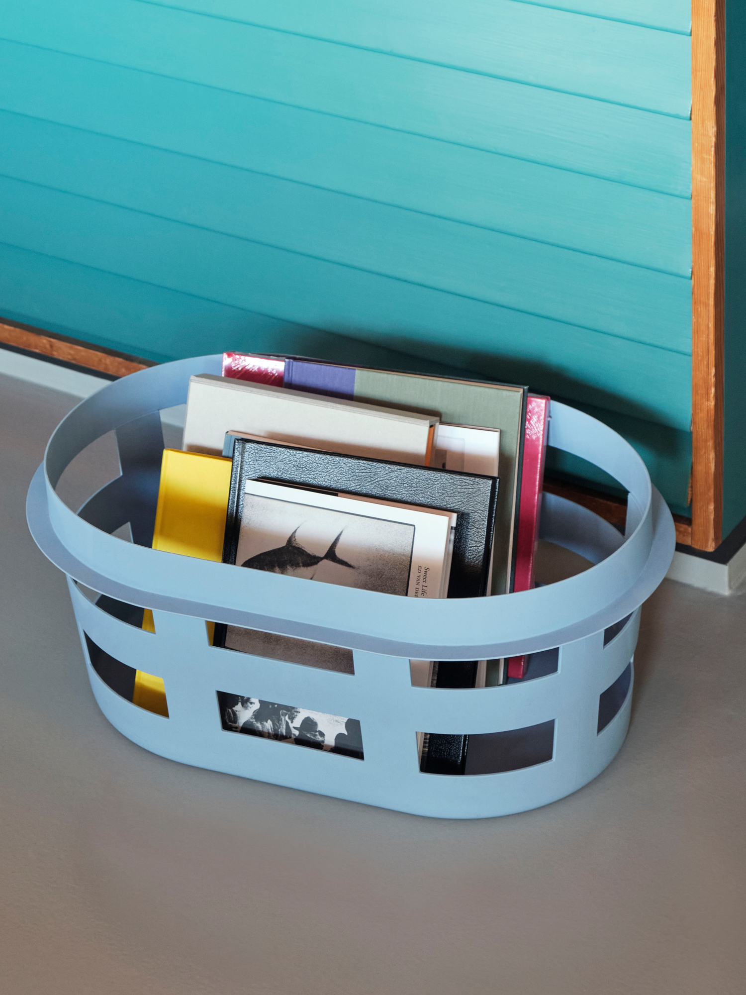 Wasmand Laundry Basket S lichtgrijs