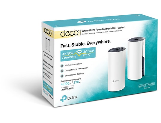 TP-LINK - Routeur Système Hybride Mesh WiFi + CPL Deco P9(2-pack)