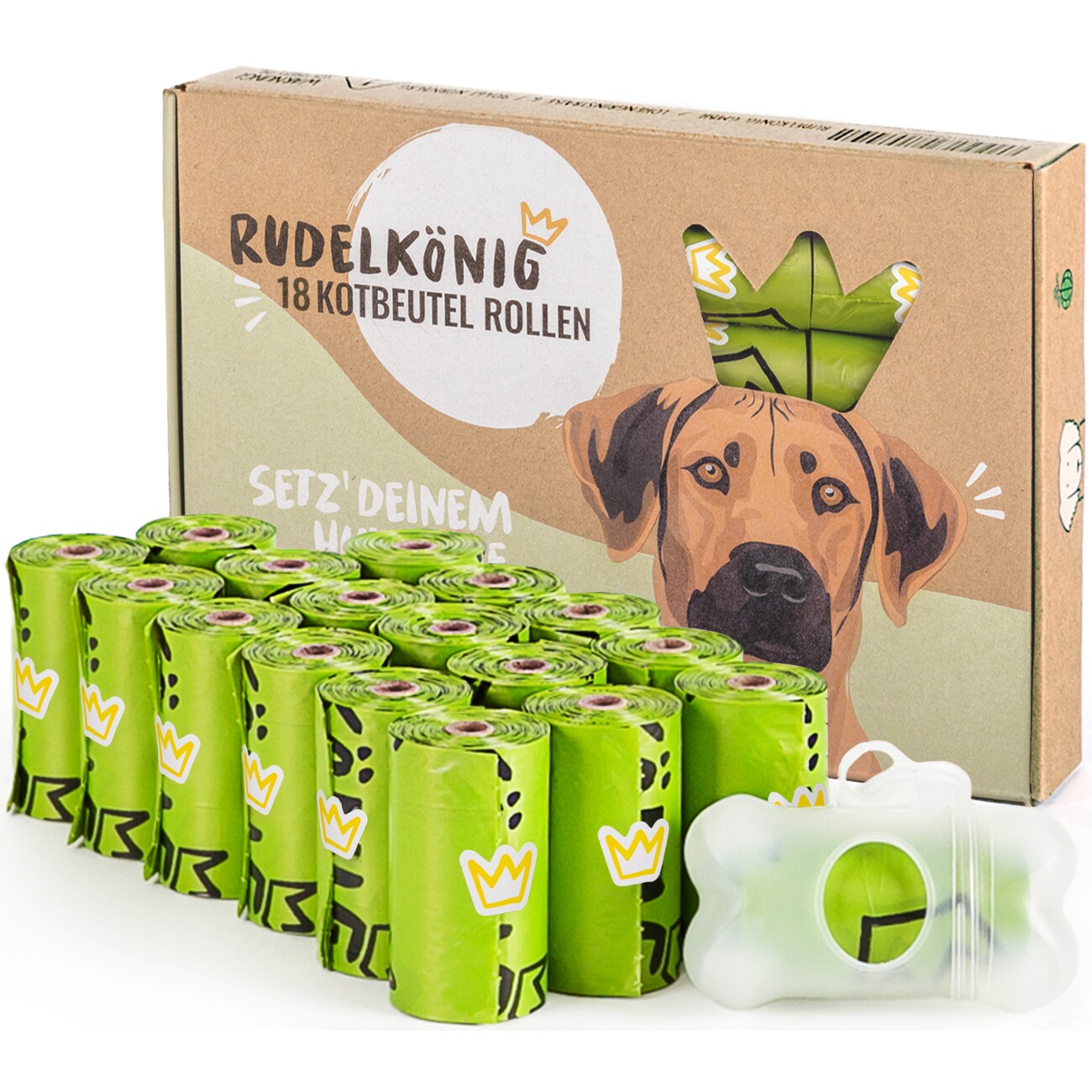 Rudelkönig Kotbeutel – Reißfeste Hundekotbeutel 270 Stück