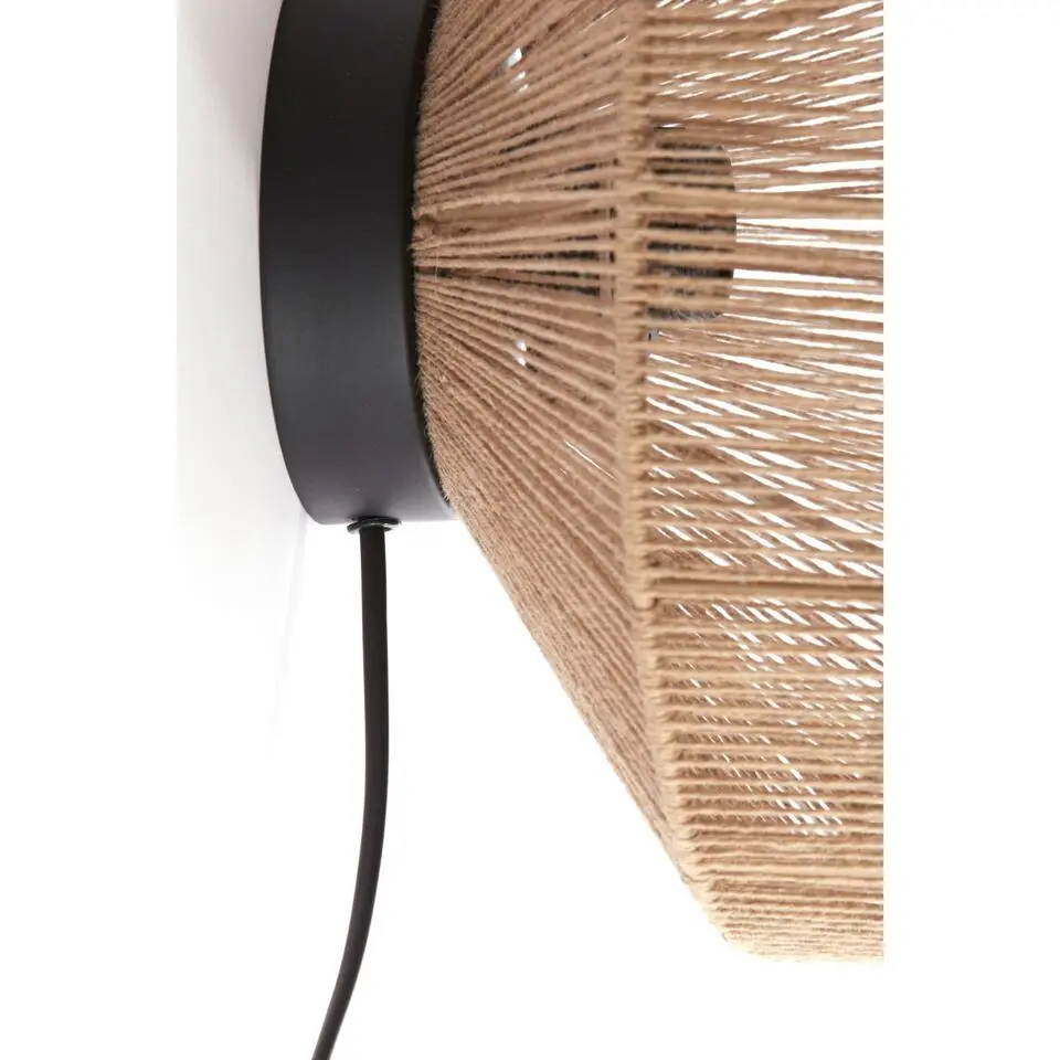 Wandlamp Lyra - Bruin - Ø31cm