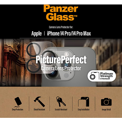 PanzerGlass kamerabeskytter iPhone 14 Pro/14 Pro Max