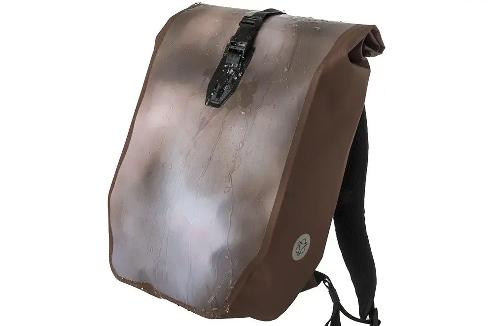 AGU Clean Single Shelter Click'nGo Large 21L Fietstas/Rugzak Bruin