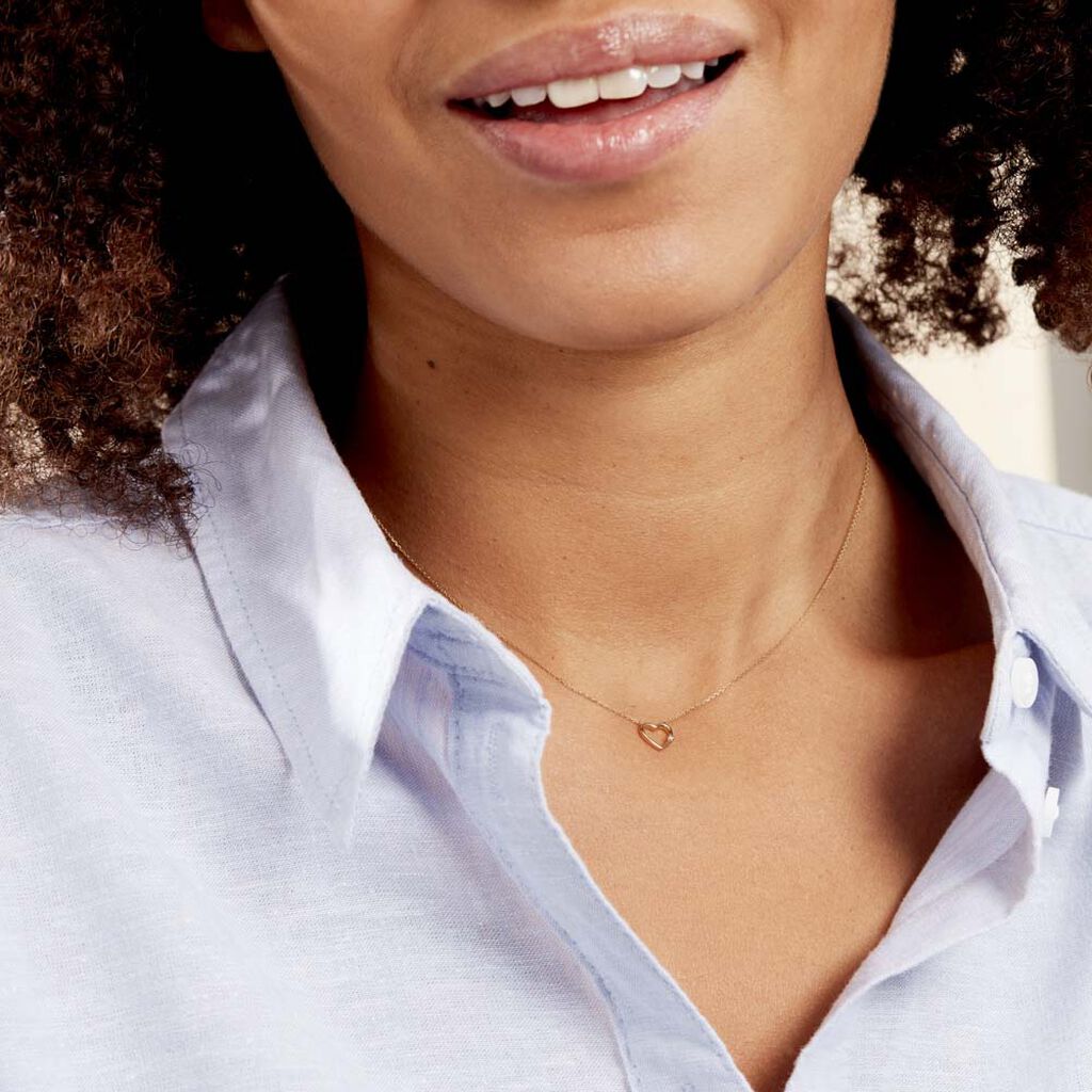 Collier Or Jaune Stavie Diamant