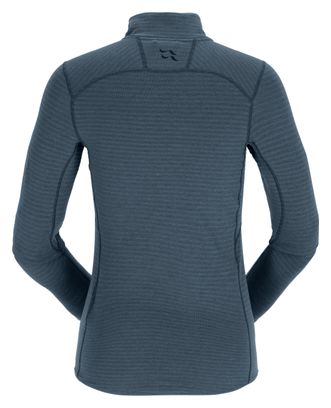 Pull Polaire Demi-Zip Femme Rab Ascendor Light Bleu