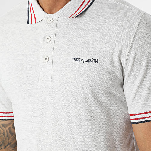 Polo Manches Courtes Pasian Beige Chiné