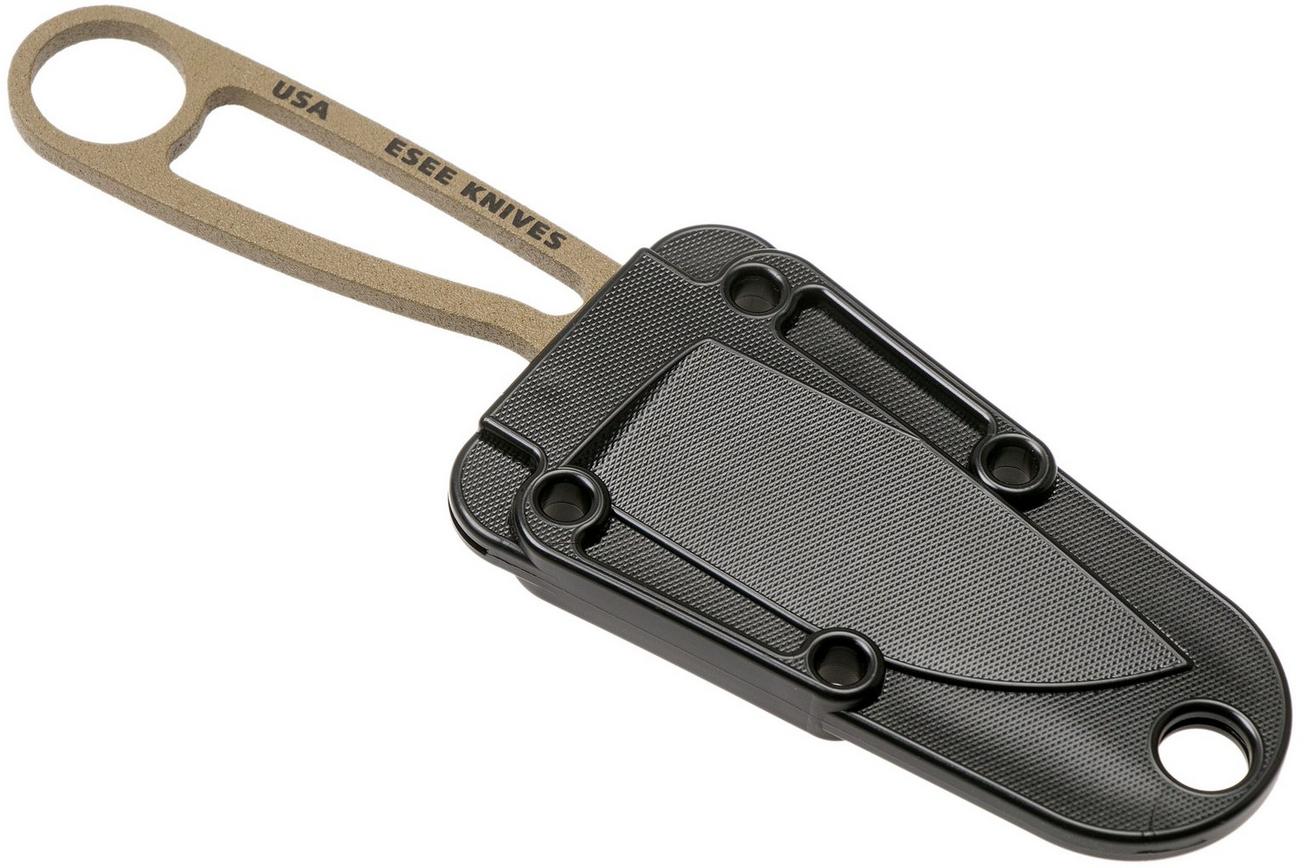 ESEE Izula Dark Earth IZULA-DE-KIT, survivalkit met schede en firesteel
