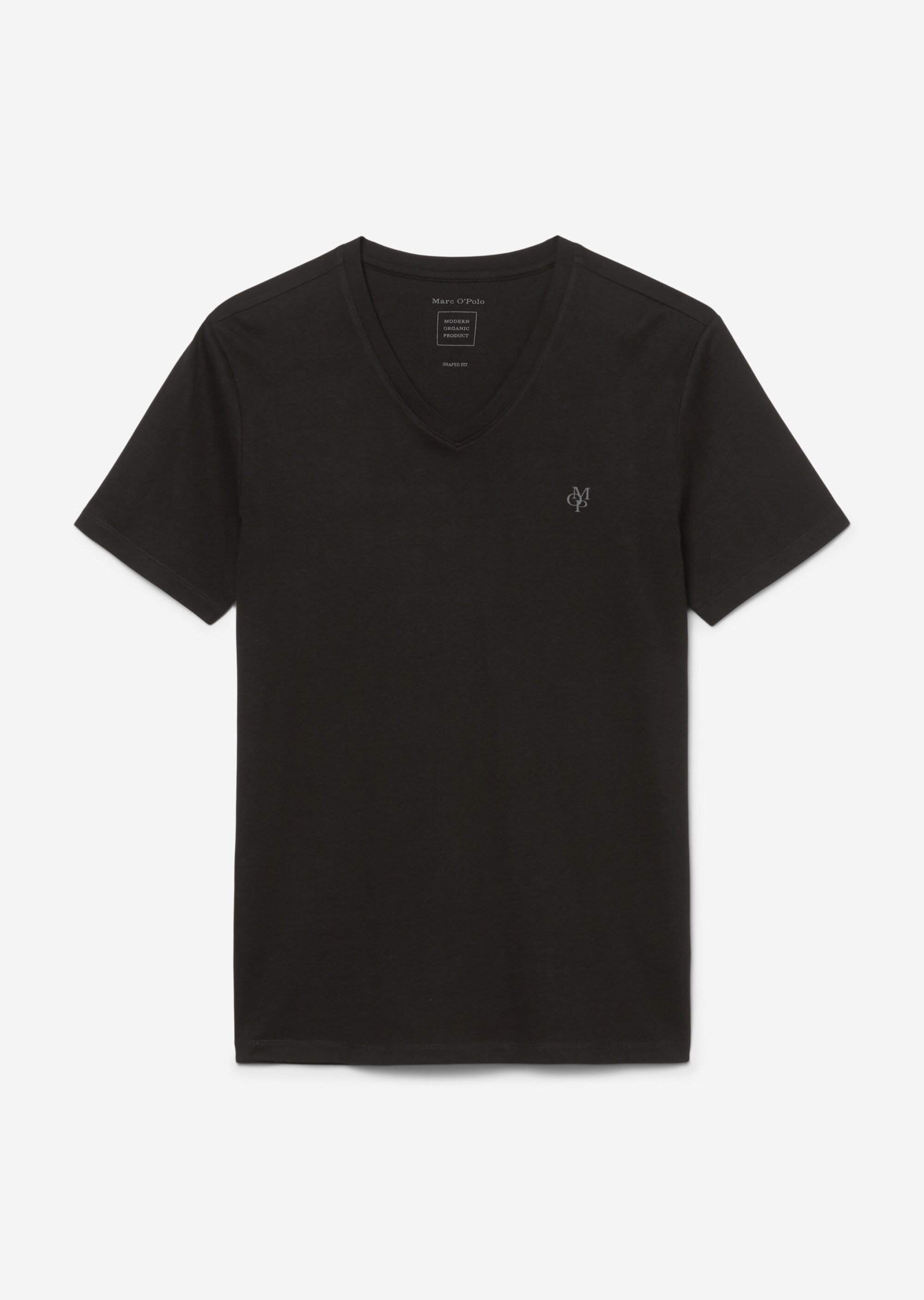 V-Neck-T-Shirt regular aus reinem Organic Cotton
