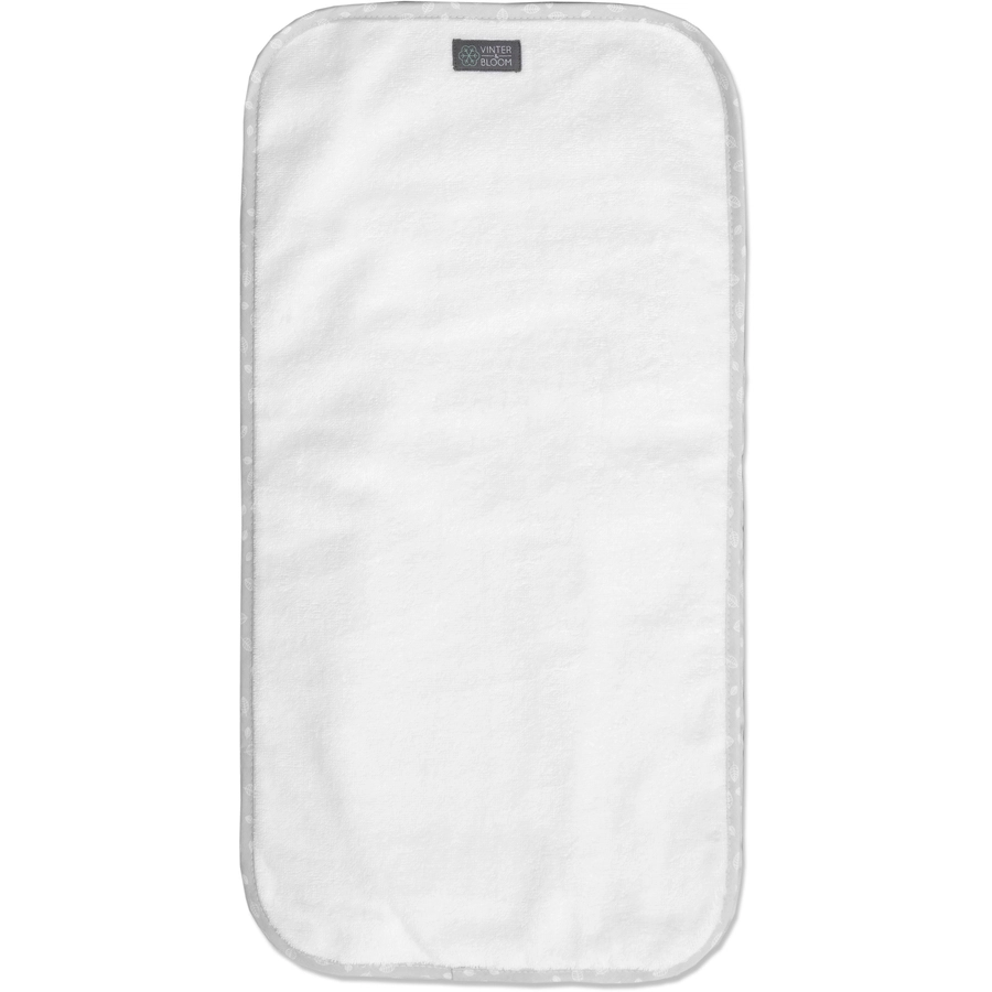 VINTER&BLOOM Frotteeauflage Nordic Leaf Calm Grey