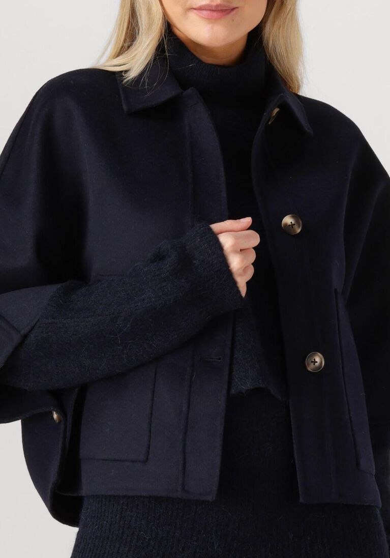 blauwe dante6 trui yuria turtle neck sweater