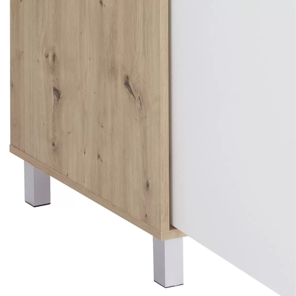 Kleiderschrank Box weiss,Eiche