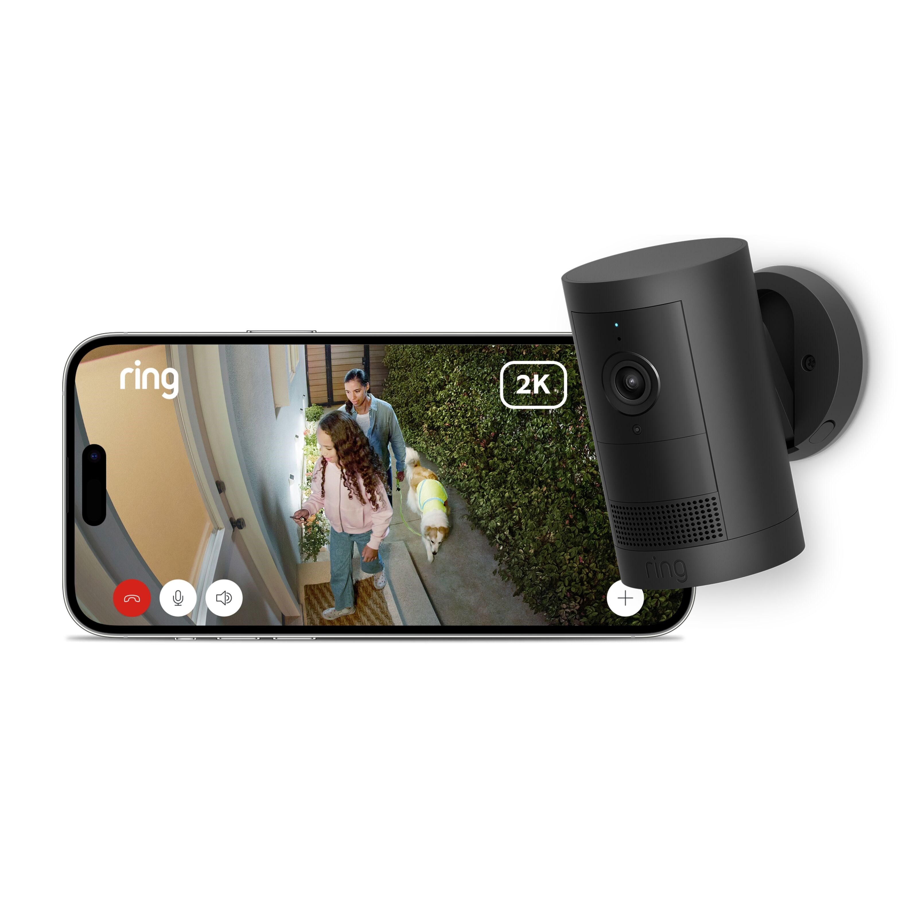 Ring Outdoor Camera Plus Battery Svart