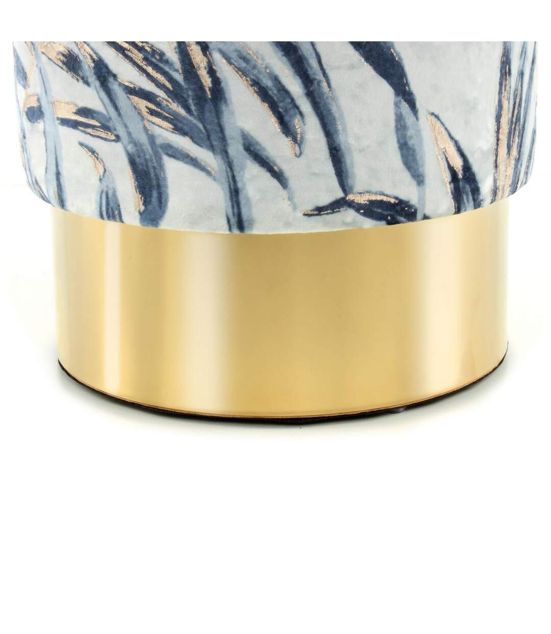 Tabouret ZANA en polyester doux et soyeux fait main BSCI FSC