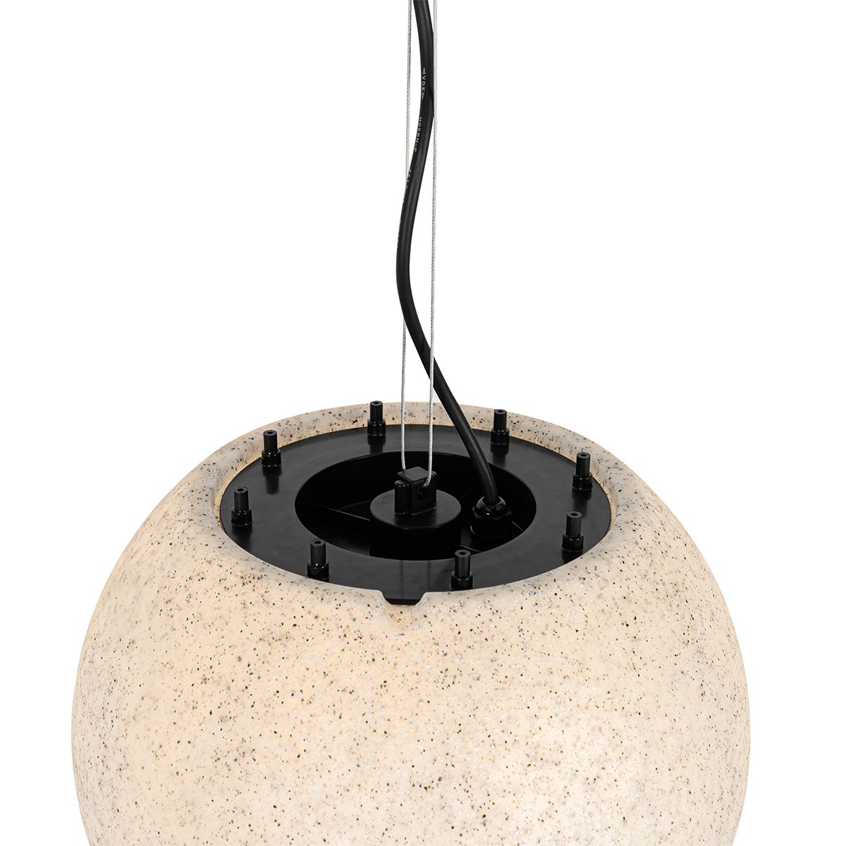 Smart buitenlamp grijs 35 cm IP44 incl. Wifi A60 - Nura