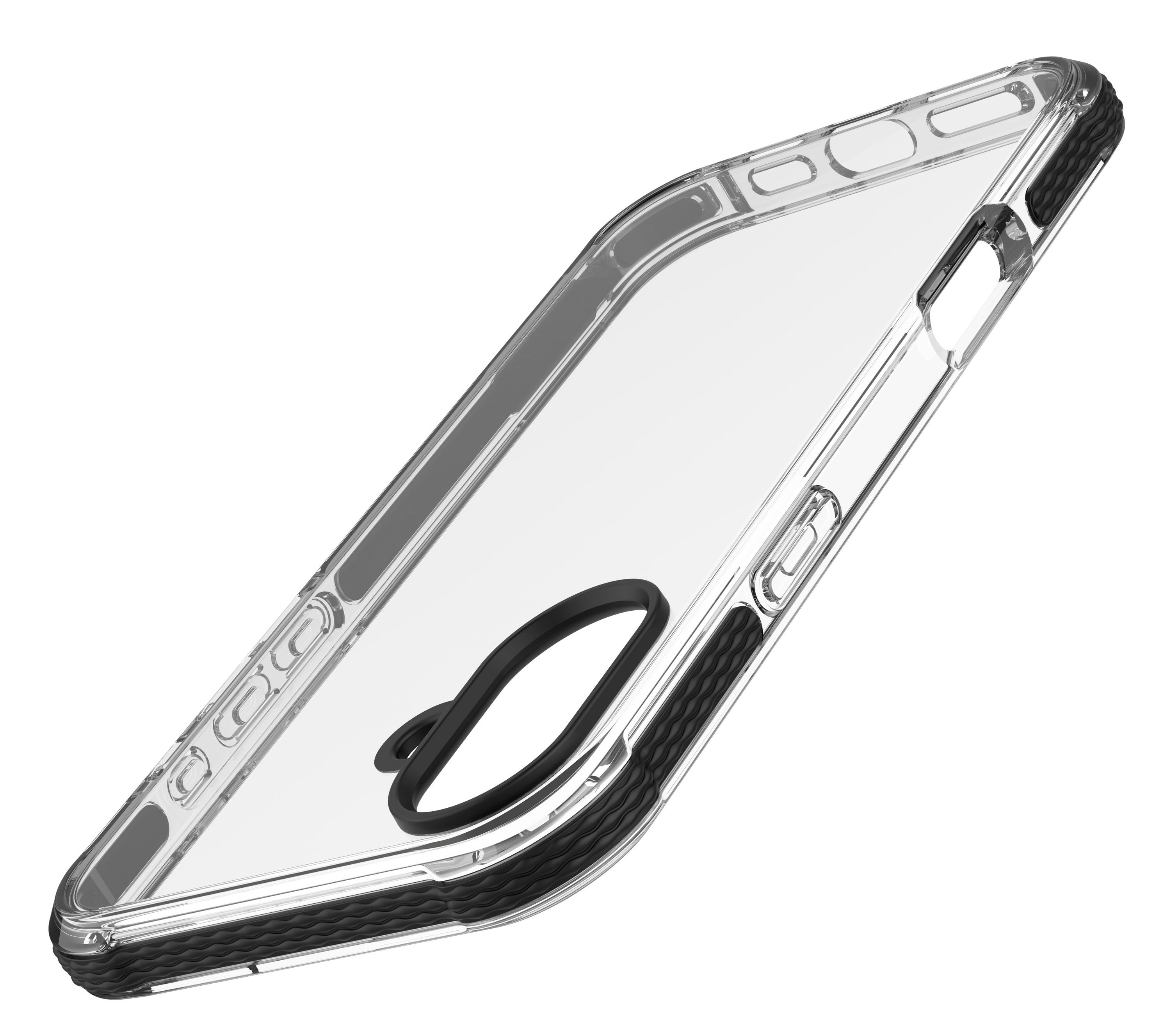 iPhone 16 Schutzhülle Tetra Force Strong aus Recycelten Materialien (TETRACIPH16T) - Transparent