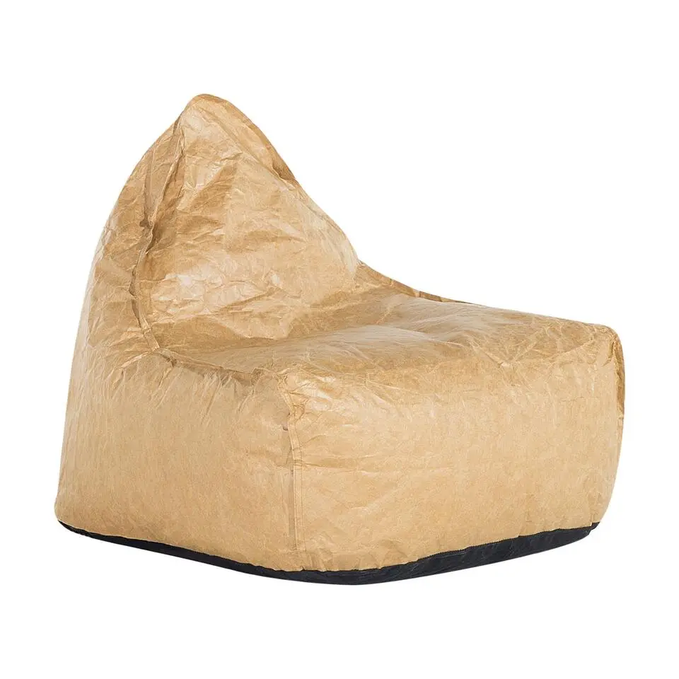 Beliani Zitzak DROP - Bruin synthetisch materiaal