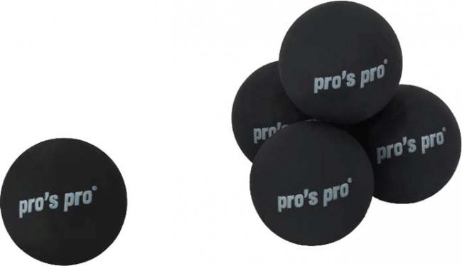 Pros Pro Squashbälle 1 gelber Punkt