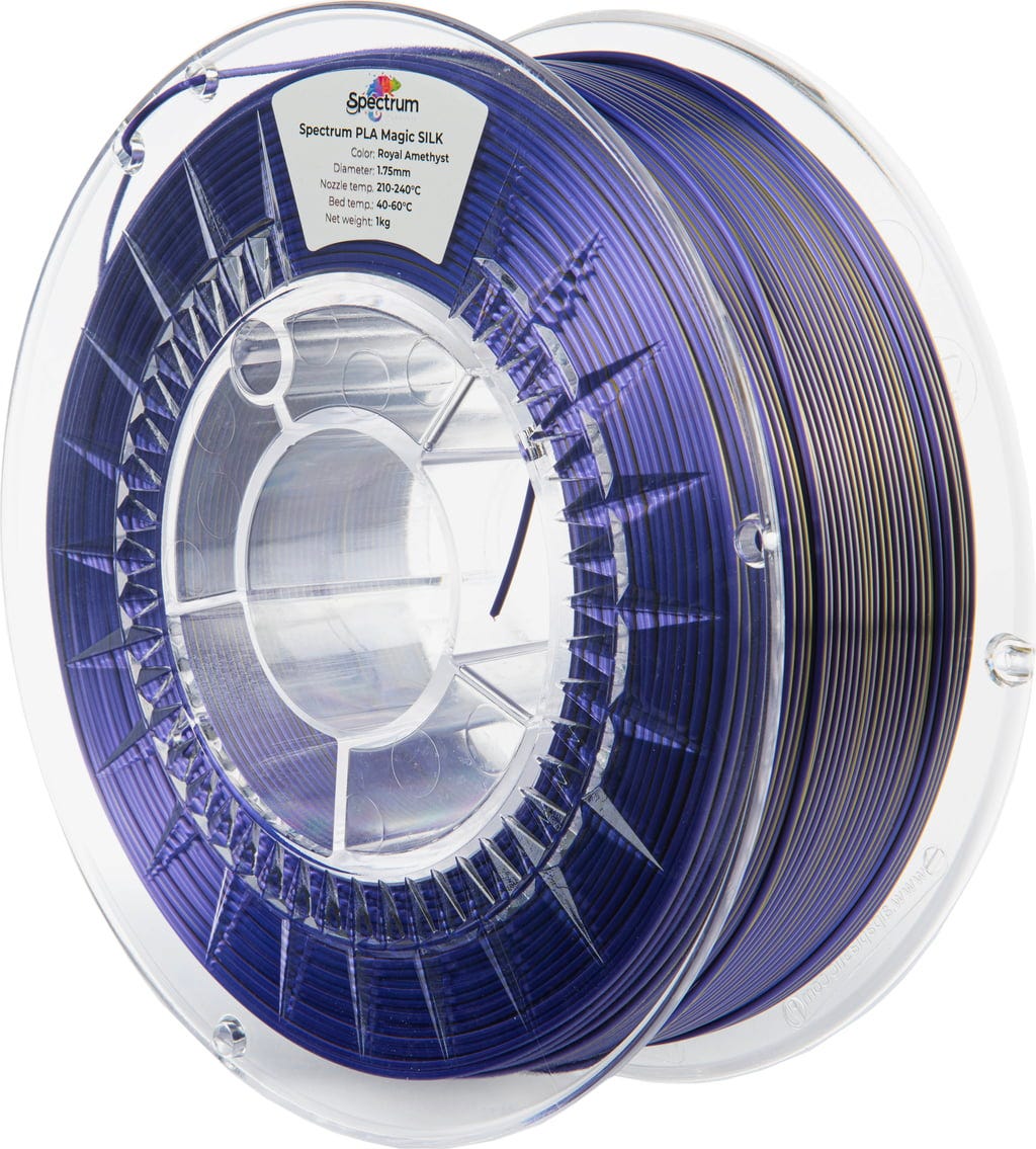 Spectrum  PLA Magic Silk Royal Amethyst, 1,75 mm / 1000 g    Seidiges PLA Finish in Royal Amethyst