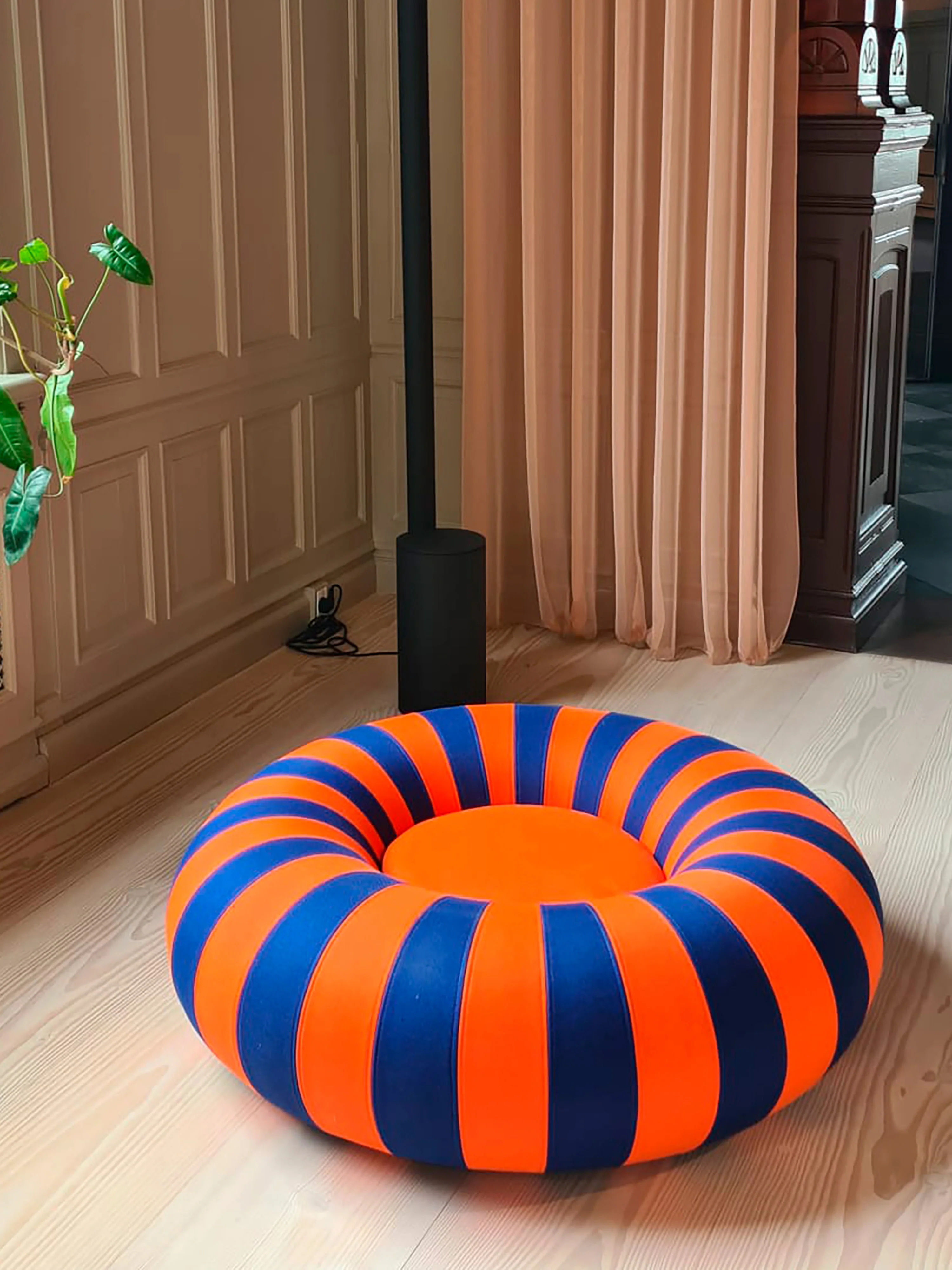 Ronde poef Float
