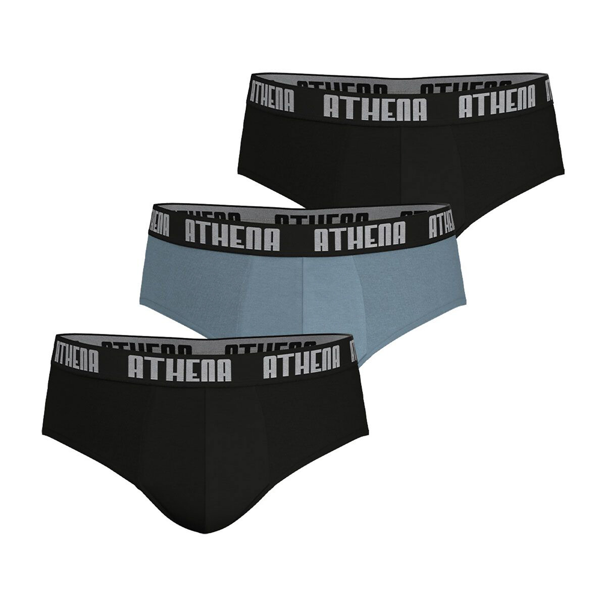 ATHENA<br>Conjunto de 3 cuecas Cor básica