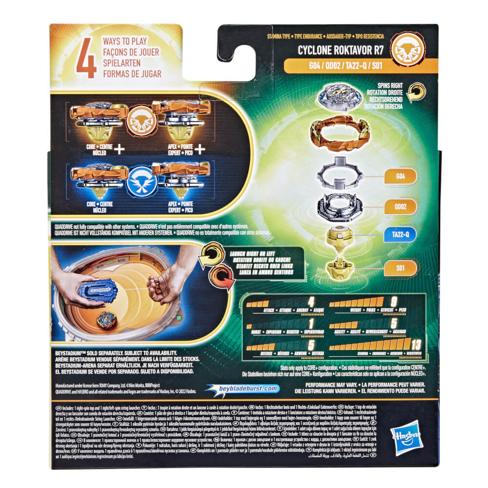 BEY Cyclone Fury String  Launcher Set