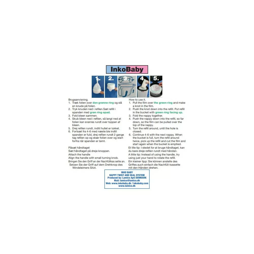 Blepose refill til Sangenic Twist & Click - 12 stk