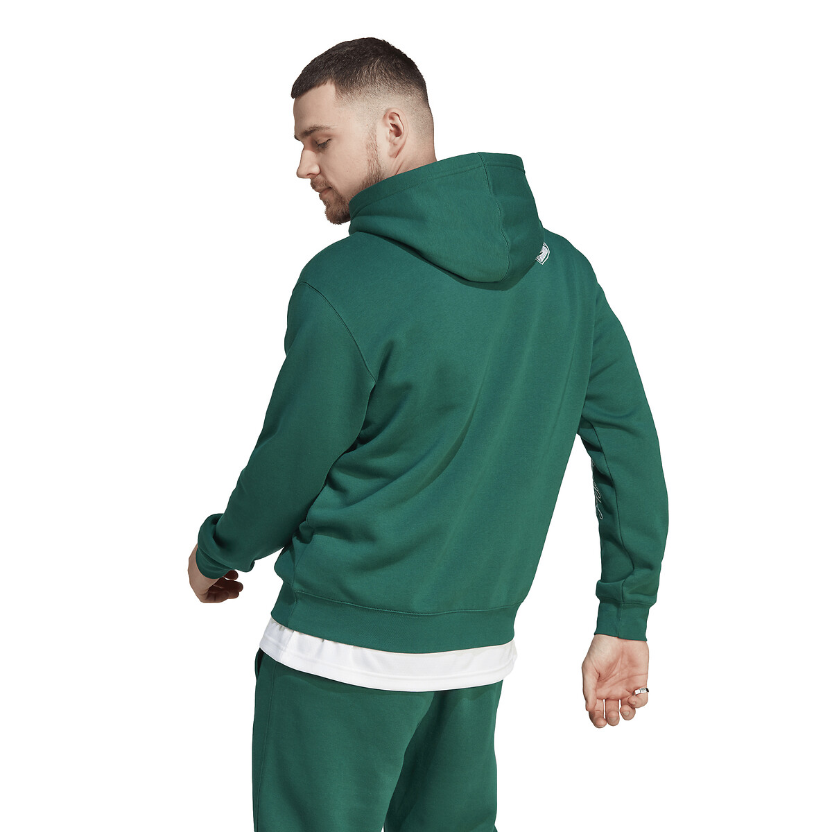 ROUPAS ESPORTIVAS ADIDAS<br>Moletom com capuz de tecido