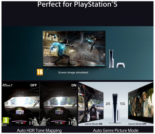 Sony 65” Bravia 7 4K MiniLED smart TV (2024)