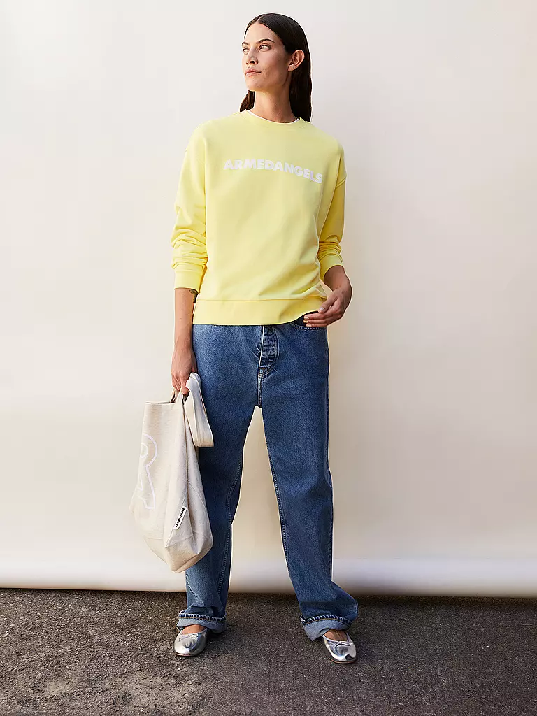 ARMEDANGELS Sweatshirt AARIN gelb