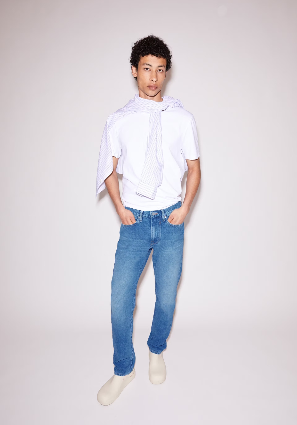 Armedangels Herren-Jeans Dylaano Sprinkle Blue