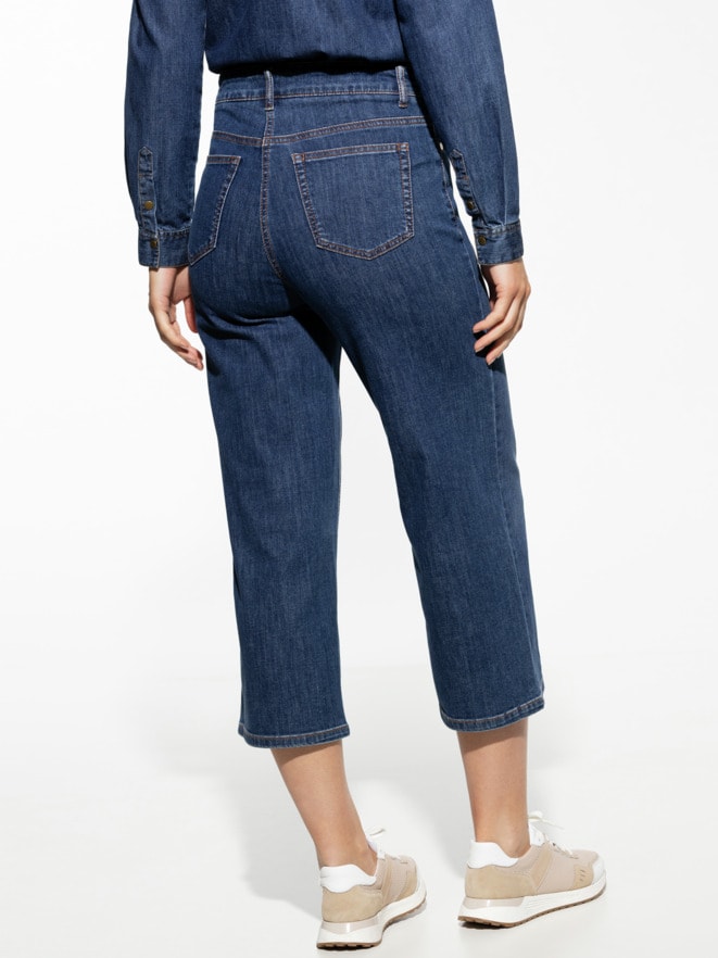 Ultraleicht-Jeans-Culotte