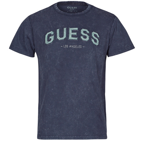 Guess - GUESS COLLEGE CN SS TEE - Marine