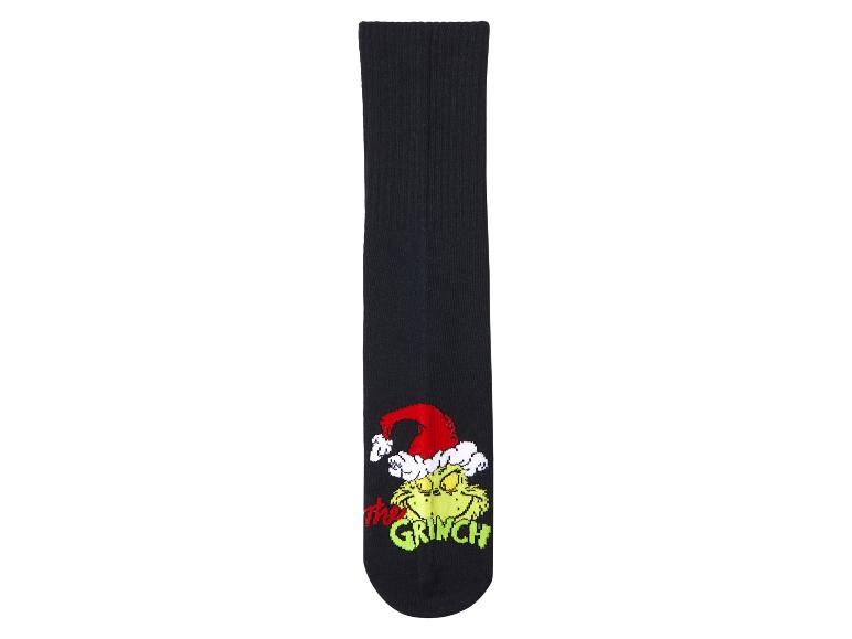 3 Paar kerstsokken The Grinch